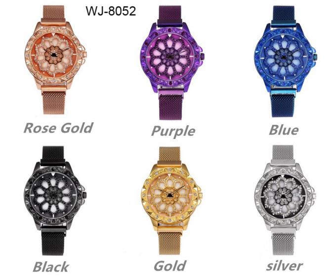 WJ-8083 लोकप्रिय 2019 नई डिजाइन फैशन लड़कियों कलाई महिलाओं चुंबकीय घड़ी